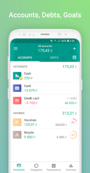 Herunterladen 1Money: Ausgaben, Budget Finanzen für Android Bildschirmfoto 5