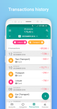 Herunterladen 1Money: Ausgaben, Budget Finanzen für Android Bildschirmfoto 6
