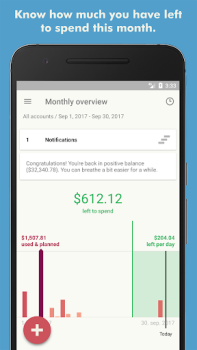 Herunterladen Toshl Finanzen - Haushaltsbuch Finanzen für Android Bildschirmfoto 5