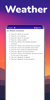 Herunterladen Commands For Siri Bücher und Leitfäden für Android Bildschirmfoto 4