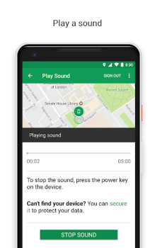 Herunterladen Google Mein Gerät finden Werkzeuge für Android Bildschirmfoto 2