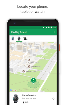 Herunterladen Google Mein Gerät finden Werkzeuge für Android Bildschirmfoto 4