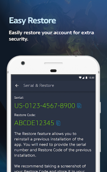 Herunterladen Battle.net Authenticator Werkzeuge für Android Bildschirmfoto 3