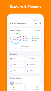 Herunterladen ASTRO Dateimanager Werkzeuge für Android Bildschirmfoto 2