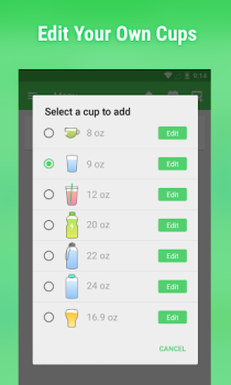 Herunterladen Wasser Trinkwecker Gesundheit & Fitness für Android Bildschirmfoto 4