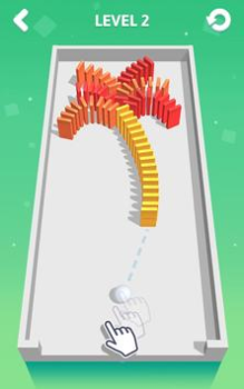 Herunterladen Rolling Domino Gelegentlich für Android Bildschirmfoto 2