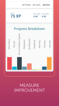 Herunterladen Augenübungen: VisionUp Gesundheit & Fitness für Android Bildschirmfoto 7