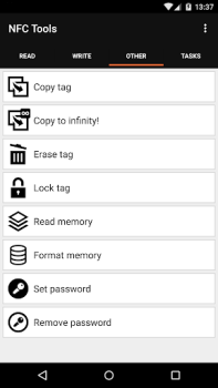 Herunterladen NFC Tools Werkzeuge für Android Bildschirmfoto 7
