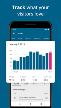 Herunterladen WordPress – Website-Builder Arbeit für Android Bildschirmfoto 4