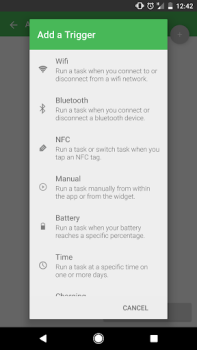 Herunterladen Trigger - Task Launcher Werkzeuge für Android Bildschirmfoto 3