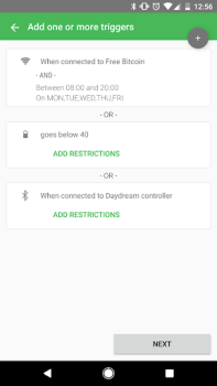 Herunterladen Trigger - Task Launcher Werkzeuge für Android Bildschirmfoto 5