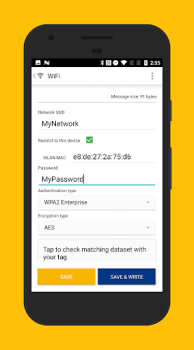 Herunterladen NFC TagWriter by NXP Arbeit für Android Bildschirmfoto 4