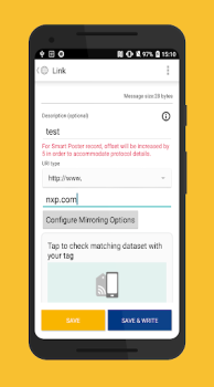 Herunterladen NFC TagWriter by NXP Arbeit für Android Bildschirmfoto 7