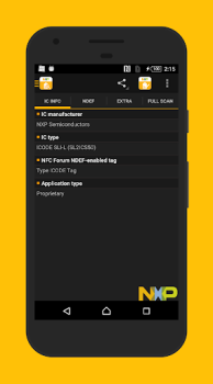 Herunterladen NFC TagInfo by NXP Werkzeuge für Android Bildschirmfoto 2