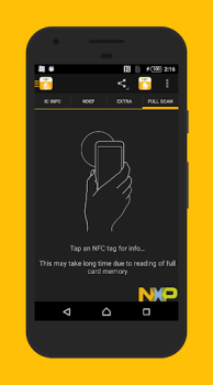 Herunterladen NFC TagInfo by NXP Werkzeuge für Android Bildschirmfoto 3