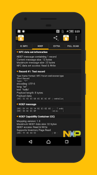 Herunterladen NFC TagInfo by NXP Werkzeuge für Android Bildschirmfoto 5