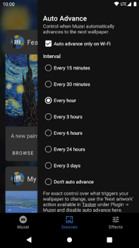 Herunterladen Muzei Live Wallpaper Personalisierung für Android Bildschirmfoto 5