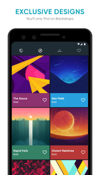 Herunterladen Backdrops - Wallpapers Personalisierung für Android Bildschirmfoto 2