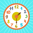 Herunterladen  Clock time game hours, minutes