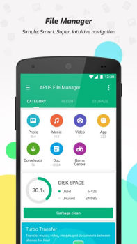 Herunterladen APUS File Manager (Explorer) Werkzeuge für Android Bildschirmfoto 2