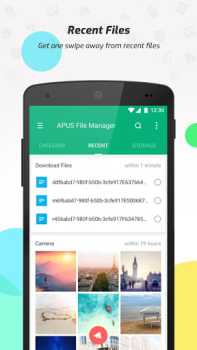 Herunterladen APUS File Manager (Explorer) Werkzeuge für Android Bildschirmfoto 3