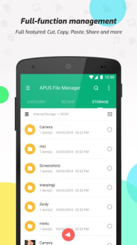 Herunterladen APUS File Manager (Explorer) Werkzeuge für Android Bildschirmfoto 4