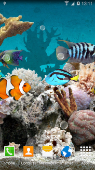 Herunterladen Coral Fish 3D Live Wallpaper Personalisierung für Android Bildschirmfoto 2