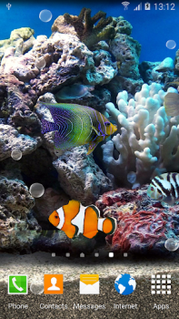 Herunterladen Coral Fish 3D Live Wallpaper Personalisierung für Android Bildschirmfoto 3