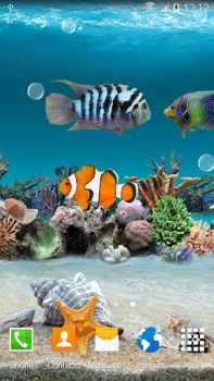 Herunterladen Coral Fish 3D Live Wallpaper Personalisierung für Android Bildschirmfoto 4