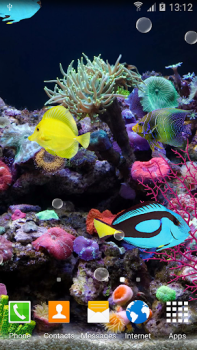 Herunterladen Coral Fish 3D Live Wallpaper Personalisierung für Android Bildschirmfoto 5