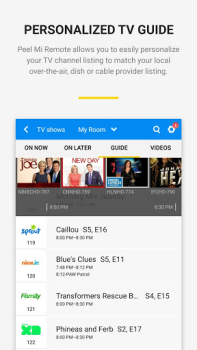 Herunterladen Peel Mi Remote Werkzeuge für Android Bildschirmfoto 4
