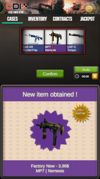Herunterladen Open Case Simulator Simulatoren für Android Bildschirmfoto 2