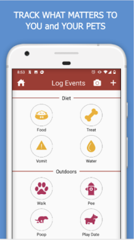 Herunterladen DogLog - Track your Pet's Life Lebensstil für Android Bildschirmfoto 3