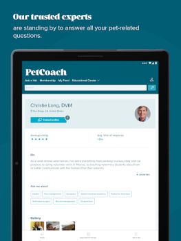 Herunterladen PetCoach Ask a vet online 24/7 Medizin für Android Bildschirmfoto 7