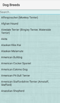 Herunterladen Dog Breeds Bücher und Leitfäden für Android Bildschirmfoto 3