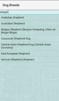 Herunterladen Dog Breeds Bücher und Leitfäden für Android Bildschirmfoto 4