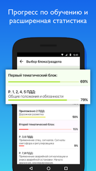 Herunterladen УчиПДД : Курс Автошколы по ПДД Autos & Transport für Android Bildschirmfoto 6