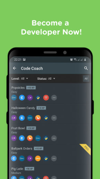 Herunterladen Sololearn: AI & Code Learning Bildung für Android Bildschirmfoto 7