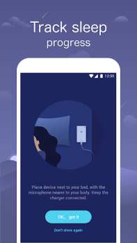 Herunterladen Sleep Monitor: Sleep Tracker Gesundheit & Fitness für Android Bildschirmfoto 3