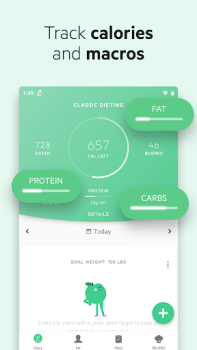 Herunterladen Lifesum Kalorien Zähler & Diät Gesundheit & Fitness für Android Bildschirmfoto 2