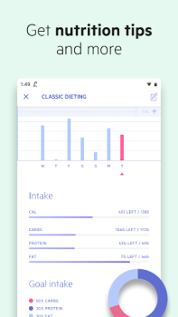 Herunterladen Lifesum Kalorien Zähler & Diät Gesundheit & Fitness für Android Bildschirmfoto 5
