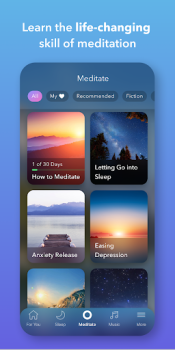 Herunterladen Calm: Meditation und Schlaf Gesundheit & Fitness für Android Bildschirmfoto 3
