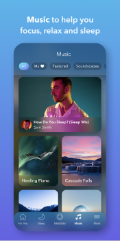Herunterladen Calm: Meditation und Schlaf Gesundheit & Fitness für Android Bildschirmfoto 5