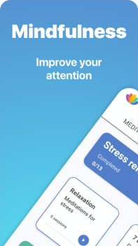 Herunterladen Serenity: Meditation Gesundheit & Fitness für Android Bildschirmfoto 2
