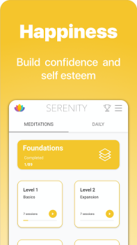 Herunterladen Serenity: Meditation Gesundheit & Fitness für Android Bildschirmfoto 4