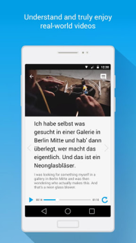 Herunterladen FluentU: Learn Language videos Bildung für Android Bildschirmfoto 2