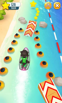 Herunterladen Talking Tom Jetski Gelegentlich für Android Bildschirmfoto 2