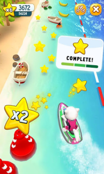 Herunterladen Talking Tom Jetski Gelegentlich für Android Bildschirmfoto 3