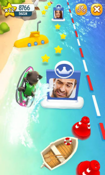 Herunterladen Talking Tom Jetski Gelegentlich für Android Bildschirmfoto 4
