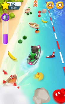 Herunterladen Talking Tom Jetski Gelegentlich für Android Bildschirmfoto 6